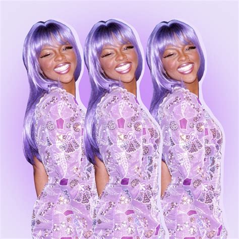 lil kim blue wig